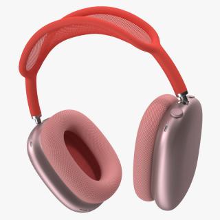 AirPods Max Headphones Pink 3D