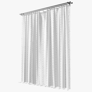 LED Window Curtain Garland White 3D