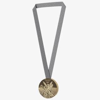 3D Olympic Gold Medal 2024 model