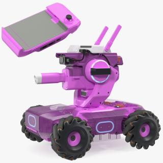3D Mini Tank Drone with Gamepad model