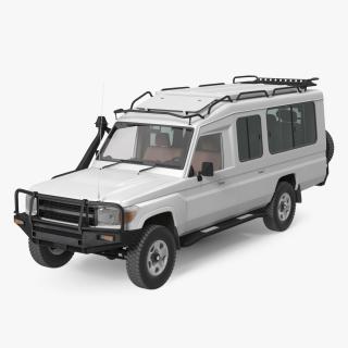 3D model Safari Vehicle 4x4 Rigged