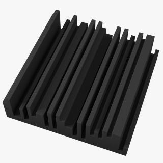 3D Sound Insulation Panel Black model