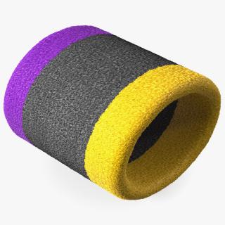 3D Sport Wristband Colored model