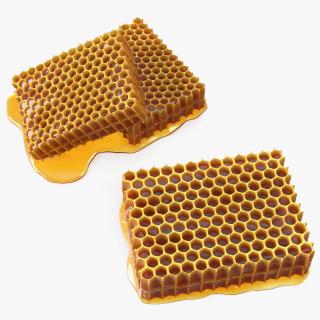 Honeycombs Set 3D model