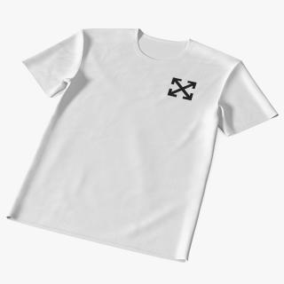 3D Brand T Shirt Off White model