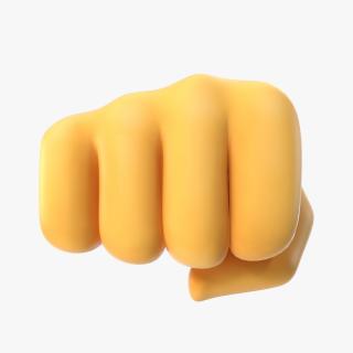 Oncoming Fist Emoji 3D model