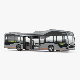 Mercedes Future Bus City Pilot Rigged 3D