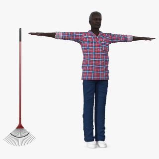 3D model Home Style Afro American Man Rigged