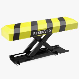 3D model Automatic Parking Barrier with Remote Control