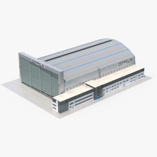 3D Friedrichshafen Zeppelin Hangar