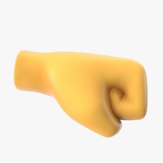 3D Right-Facing Fist Emoji model