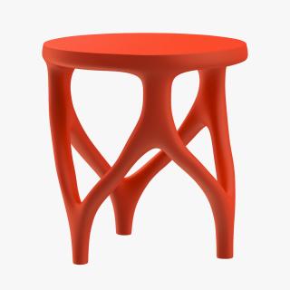 3D Modern Red Table