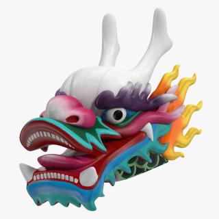 Chinese Dragon Head 3D model