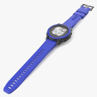 3D Active-Sport Smartwatch Blue model