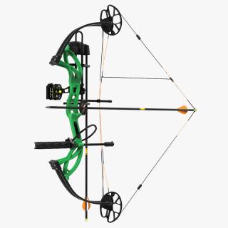 3D Armed Compound Bow Generic