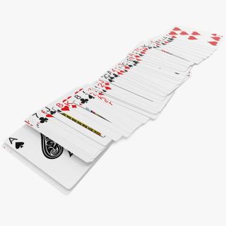 3D model Set of Playing Cards