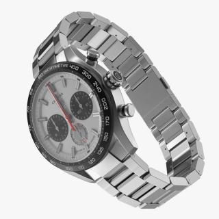 3D Tag Heuer Carrera Dial White model