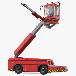 Deicing Vehicle Working Position 3D