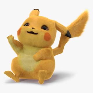 3D Pikachu Fur Rigged model
