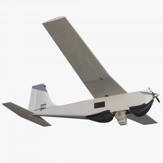 Hand Launched Unmanned Aircraft System UAS RQ-20B Puma 3D model