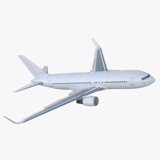 3D Boeing 767-200ER Generic Rigged