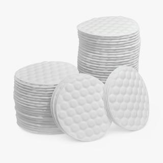 3D model Cosmetic Cotton Pads