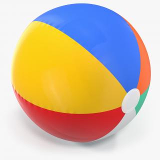3D model Inflatable Rainbow Color Beach Ball