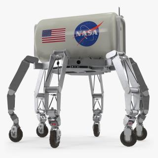 3D model NASA ATHLETE Lunar Rover Cargo Transport