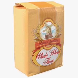 Wheat Flour Bag 5lb 3D model