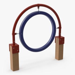3D Red Hanging Ring for Dog Training Park model