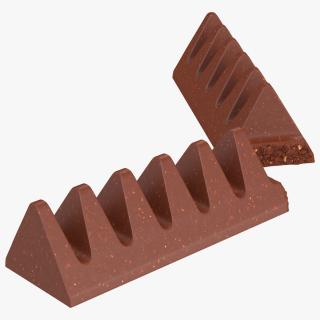 3D model Milk Chocolate Broken Bar