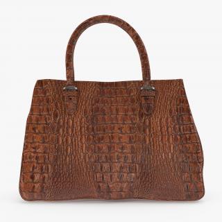 3D model Crocodile Leather Handbag
