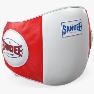 3D Sandee Velcro Belly Pad Maneken White Red