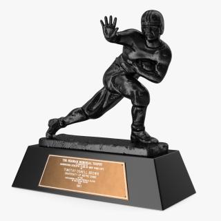 Heisman Memorial Trophy Black 3D model