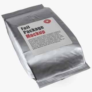 Mockup Foil Coffee Bag 3D