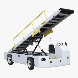 3D Airport Conveyor Belt Loader TUG 660