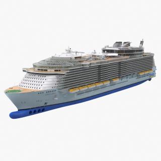 3D Oasis Class Cruise Ship Oasis of The Seas