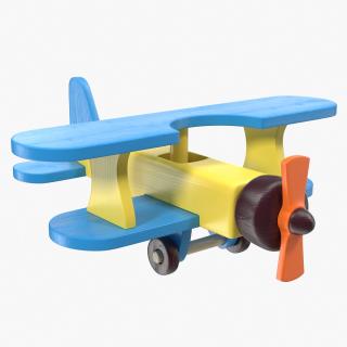 Wooden Aircraft Toy 3D model