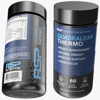 3D QuadraLean Thermo Fat Burner model
