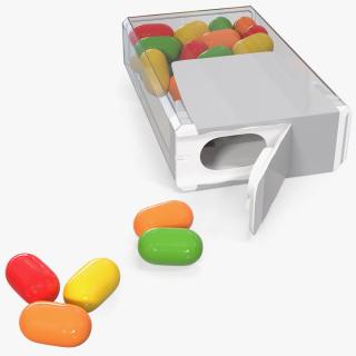 3D Colorful Candy Mints Spilled model