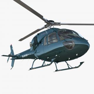 Helicopter Eurocopter AS 355N 3D model