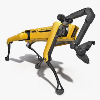 3D SpotMini Boston Dynamics with Manipulator Rigged model