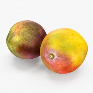 3D Mango Fruits Set