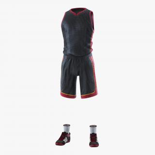 3D model Basketball Player Uniform