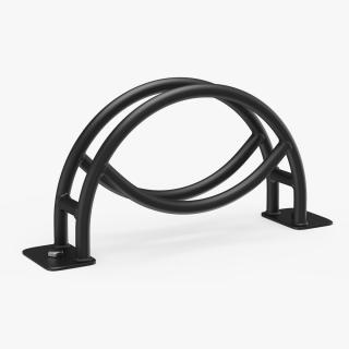 Single Cycle Stand Black 3D model