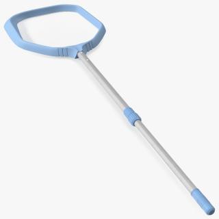 Pool Surface Leaf Skimmer with Handle 3D