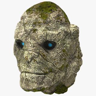 Head of Stone Golem 3D model