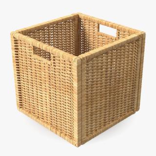 3D Rattan Storage Basket