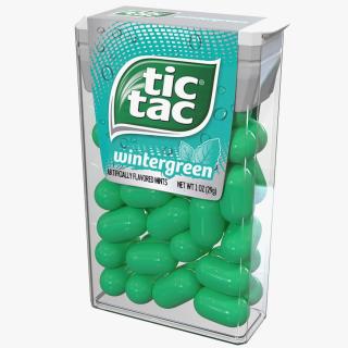3D model Tic Tac Wintergreen Candy