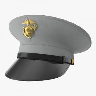 3D USMC US Marine Officer Hat
